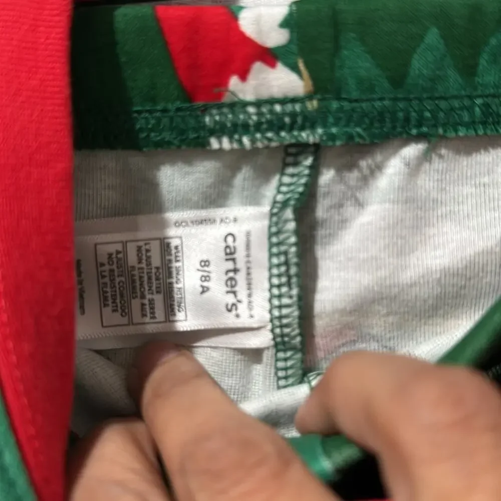 Carter's Boys Christmas Pajamas Nee With Tags